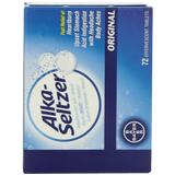 Alka seltzer Original Effervescent Tablets 72 Count