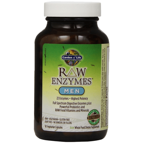 Garden of Life RAW Enzymes TM Men 90 Capsules