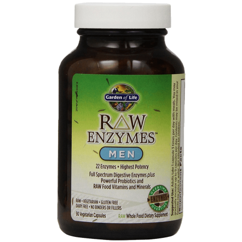 Garden of Life RAW Enzymes TM Men 90 Capsules