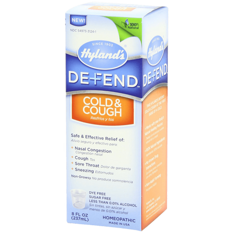 Hylands Defend Cough and Cold 8 Ounce