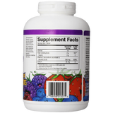 Natural Factors Vitamin C Blueberry Raspberry Boysenberry Chewables 500mg Wafers 180Count