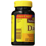 Nature Made Vitamin D3 2000 IU Value Size 220 Count