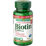 Natures Bounty Biotin 10000 MCG Softgels 120 Count