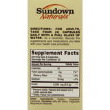 Sundown Naturals Inulin Fiber Prebiotic Mineral Supplement Capsules 90 Count