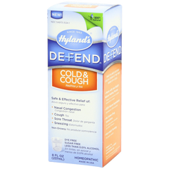 Hylands Defend Cough and Cold 8 Ounce