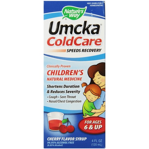 Natures Way Umcka Coldcare Childrens Cherry Syrup 4 ounce